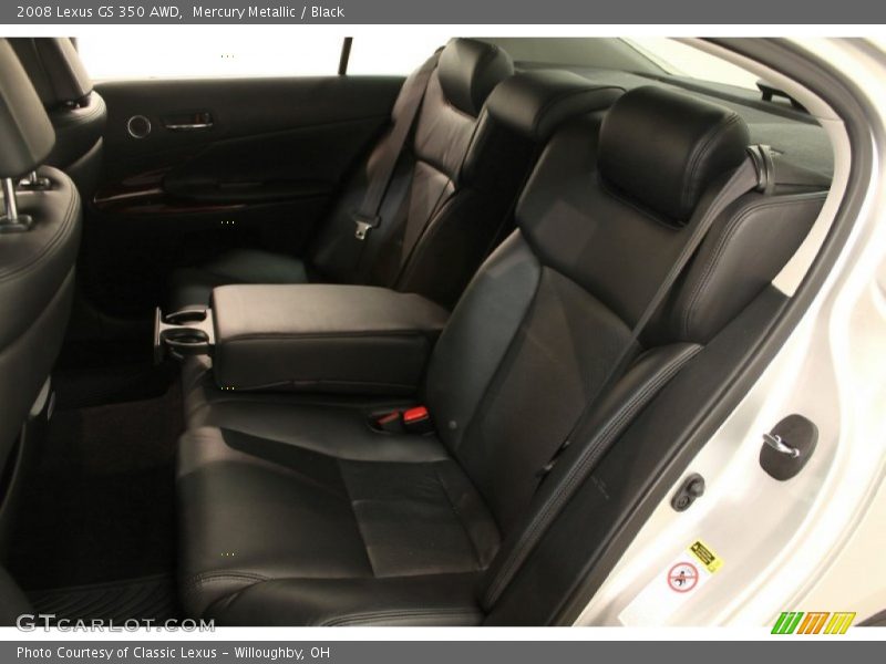 Mercury Metallic / Black 2008 Lexus GS 350 AWD