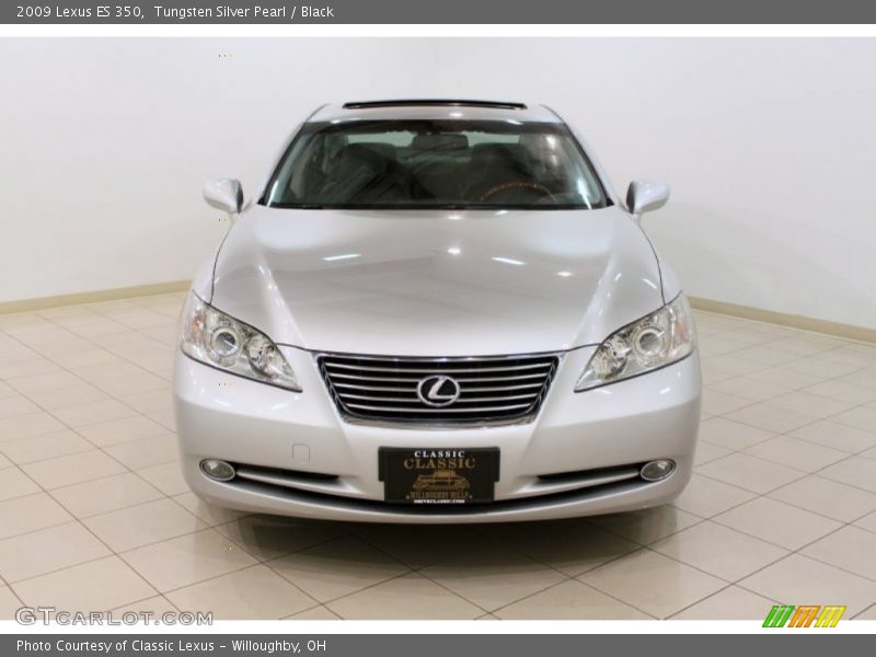 Tungsten Silver Pearl / Black 2009 Lexus ES 350