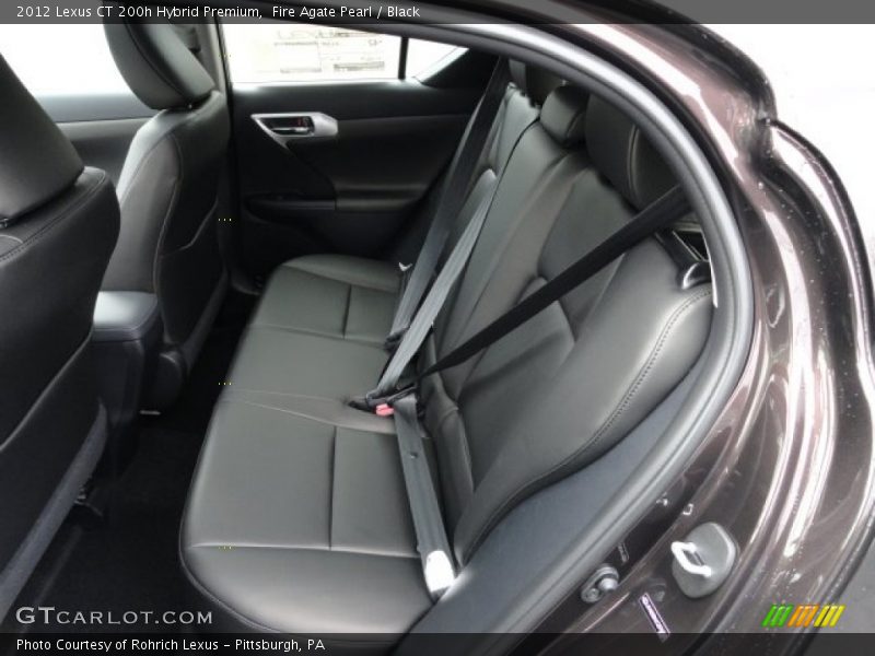  2012 CT 200h Hybrid Premium Black Interior