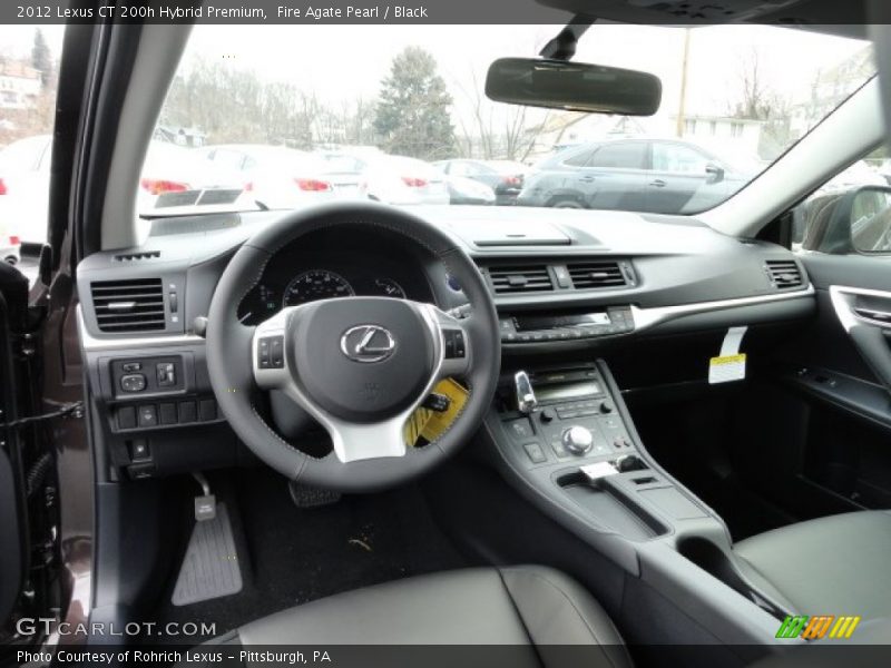 Dashboard of 2012 CT 200h Hybrid Premium