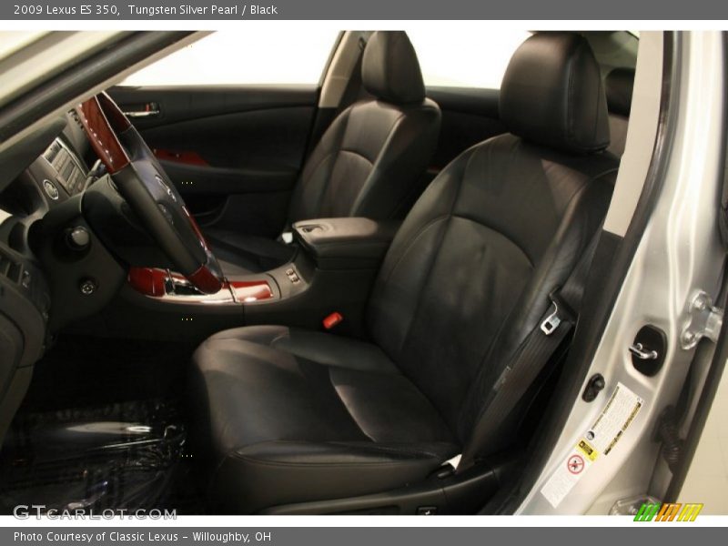 Tungsten Silver Pearl / Black 2009 Lexus ES 350