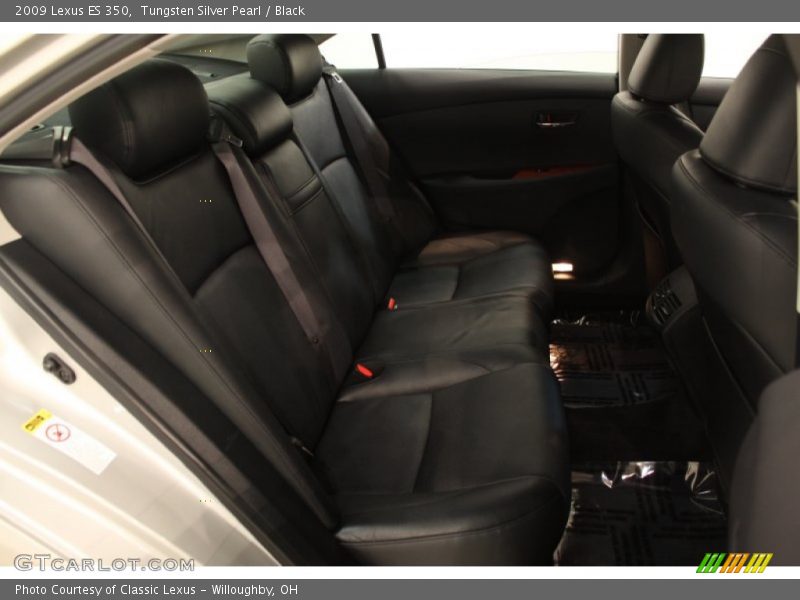 Tungsten Silver Pearl / Black 2009 Lexus ES 350