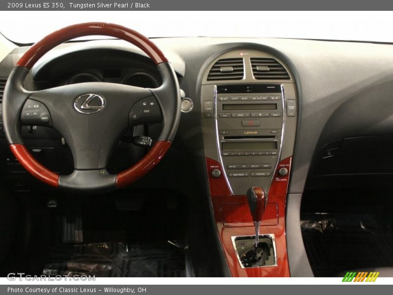 Tungsten Silver Pearl / Black 2009 Lexus ES 350