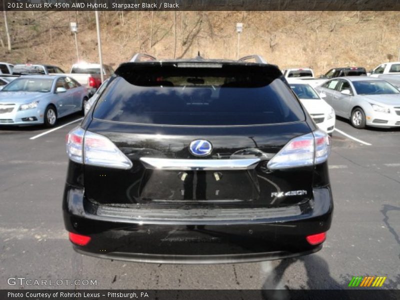 Stargazer Black / Black 2012 Lexus RX 450h AWD Hybrid