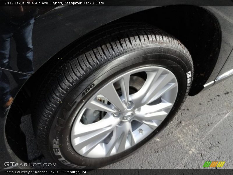 Stargazer Black / Black 2012 Lexus RX 450h AWD Hybrid