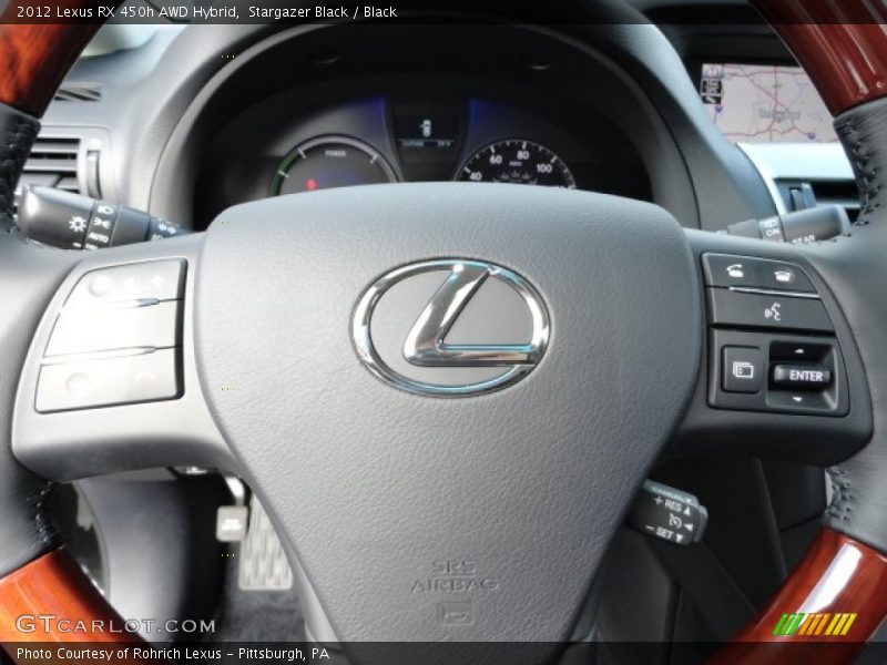 Stargazer Black / Black 2012 Lexus RX 450h AWD Hybrid