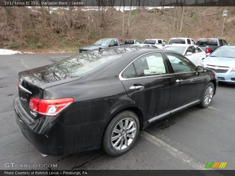 Stargazer Black / Saddle 2012 Lexus ES 350