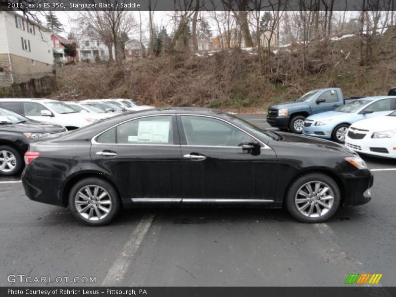 Stargazer Black / Saddle 2012 Lexus ES 350