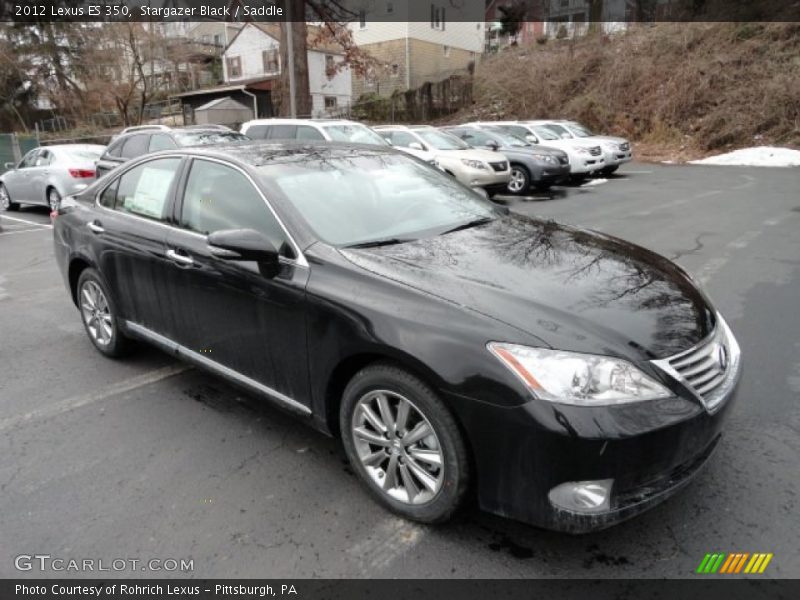Stargazer Black / Saddle 2012 Lexus ES 350