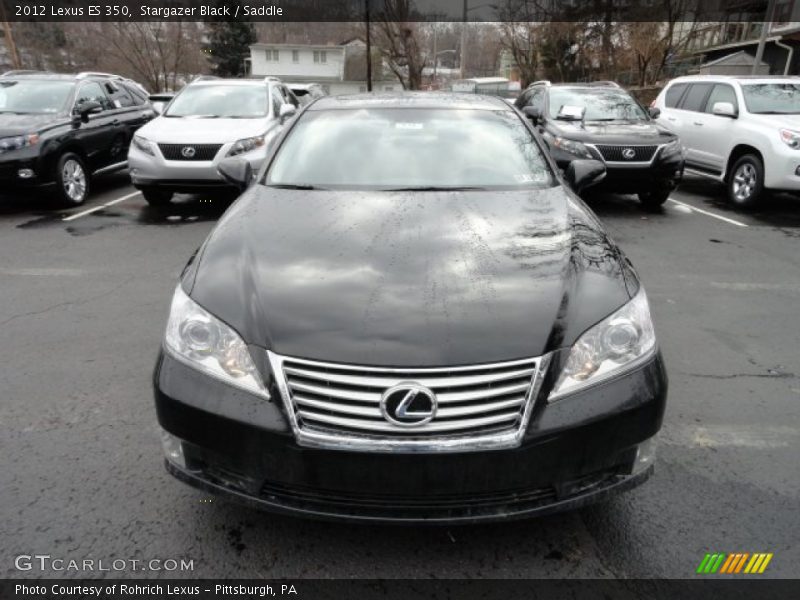 Stargazer Black / Saddle 2012 Lexus ES 350