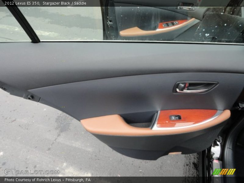 Stargazer Black / Saddle 2012 Lexus ES 350