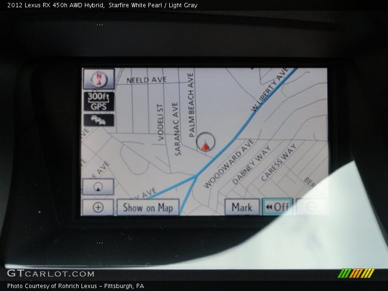 Starfire White Pearl / Light Gray 2012 Lexus RX 450h AWD Hybrid
