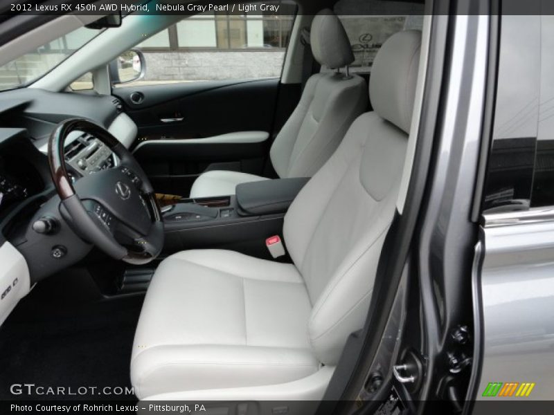  2012 RX 450h AWD Hybrid Light Gray Interior