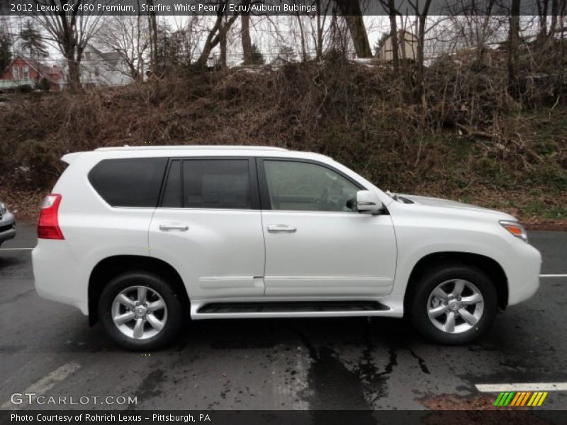 Starfire White Pearl / Ecru/Auburn Bubinga 2012 Lexus GX 460 Premium
