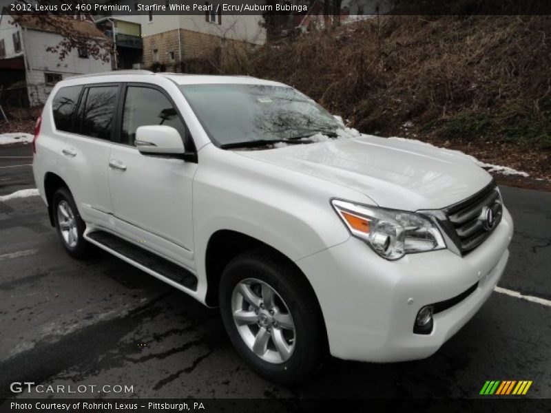 Starfire White Pearl / Ecru/Auburn Bubinga 2012 Lexus GX 460 Premium