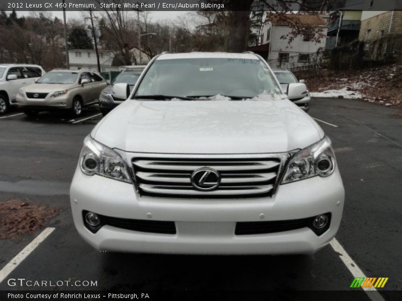 Starfire White Pearl / Ecru/Auburn Bubinga 2012 Lexus GX 460 Premium