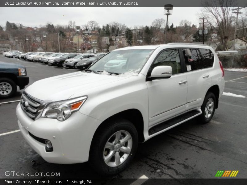 Starfire White Pearl / Ecru/Auburn Bubinga 2012 Lexus GX 460 Premium