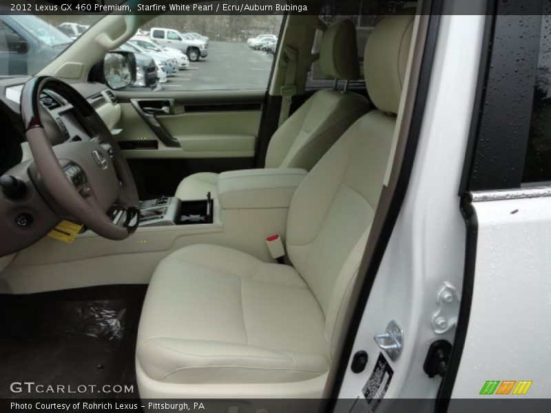 Starfire White Pearl / Ecru/Auburn Bubinga 2012 Lexus GX 460 Premium