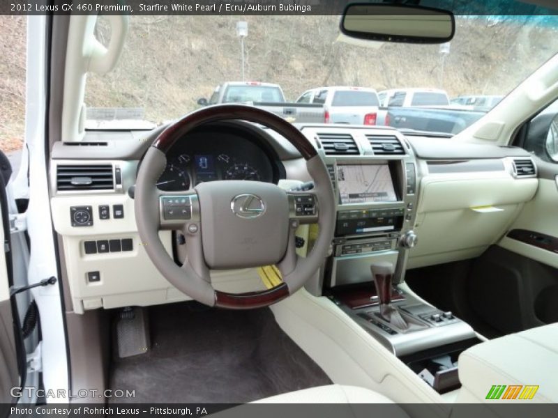 Starfire White Pearl / Ecru/Auburn Bubinga 2012 Lexus GX 460 Premium