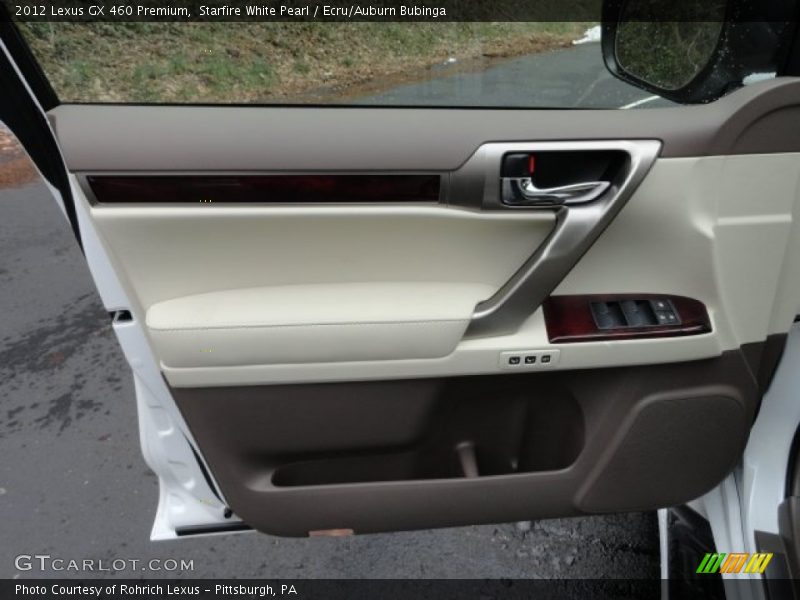 Starfire White Pearl / Ecru/Auburn Bubinga 2012 Lexus GX 460 Premium