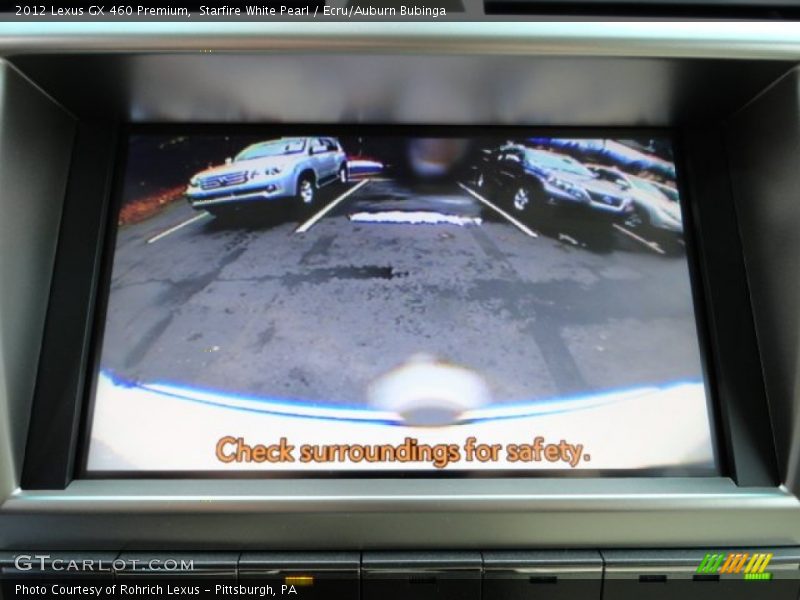 Starfire White Pearl / Ecru/Auburn Bubinga 2012 Lexus GX 460 Premium