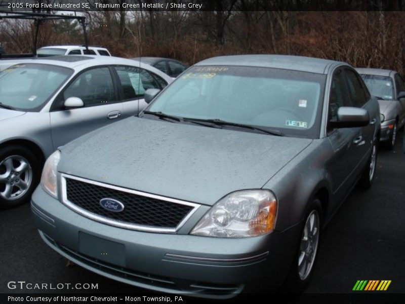 Titanium Green Metallic / Shale Grey 2005 Ford Five Hundred SE
