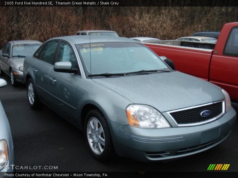 Titanium Green Metallic / Shale Grey 2005 Ford Five Hundred SE