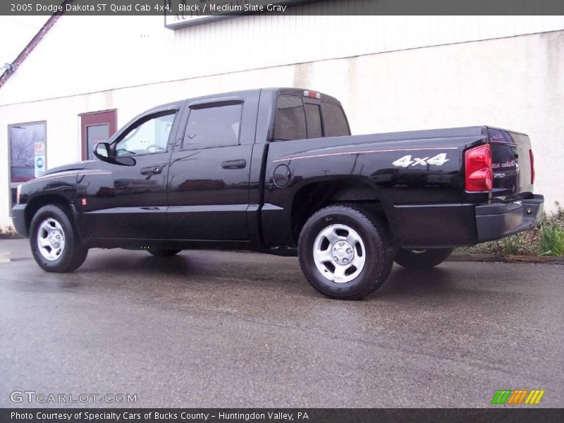 Black / Medium Slate Gray 2005 Dodge Dakota ST Quad Cab 4x4