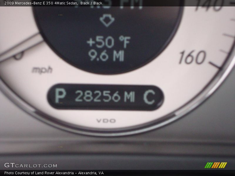Black / Black 2009 Mercedes-Benz E 350 4Matic Sedan