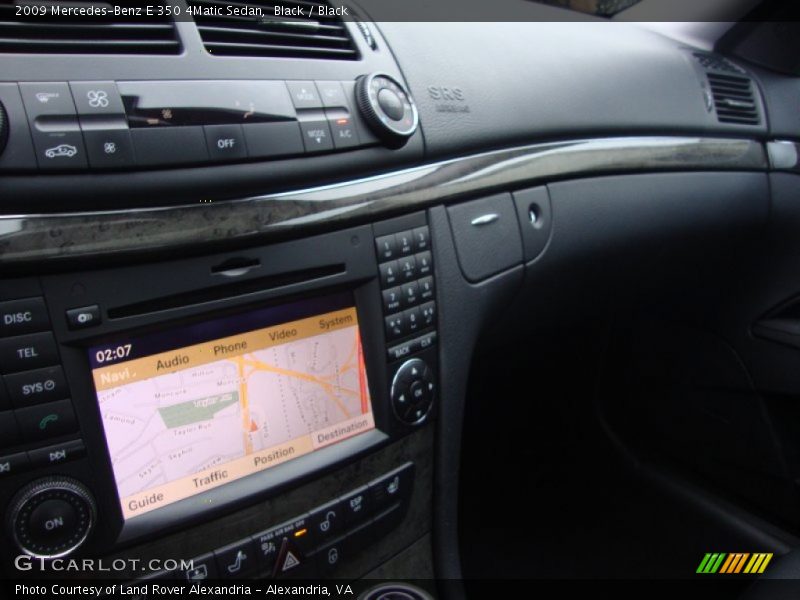 Black / Black 2009 Mercedes-Benz E 350 4Matic Sedan