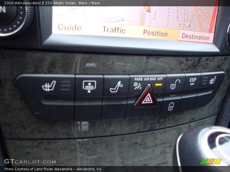Black / Black 2009 Mercedes-Benz E 350 4Matic Sedan