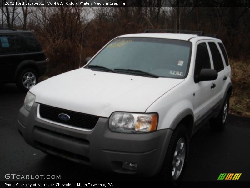 Oxford White / Medium Graphite 2002 Ford Escape XLT V6 4WD