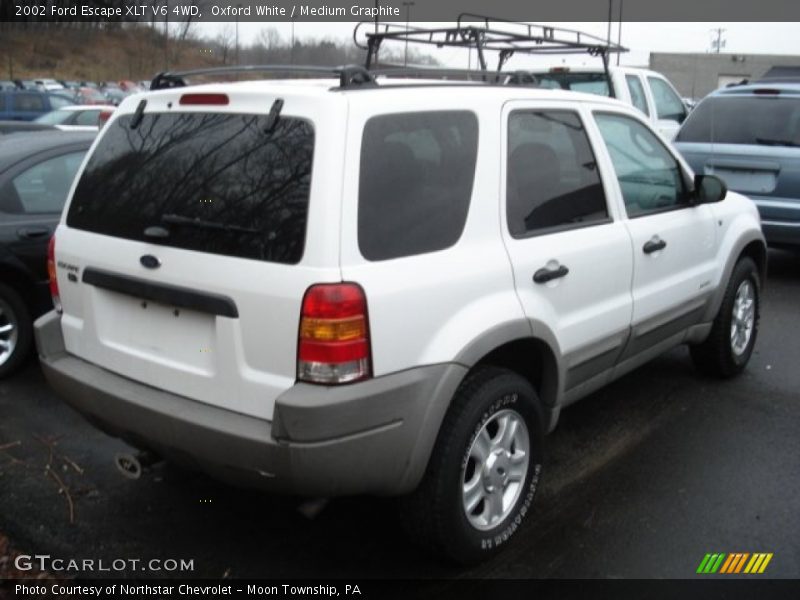 Oxford White / Medium Graphite 2002 Ford Escape XLT V6 4WD