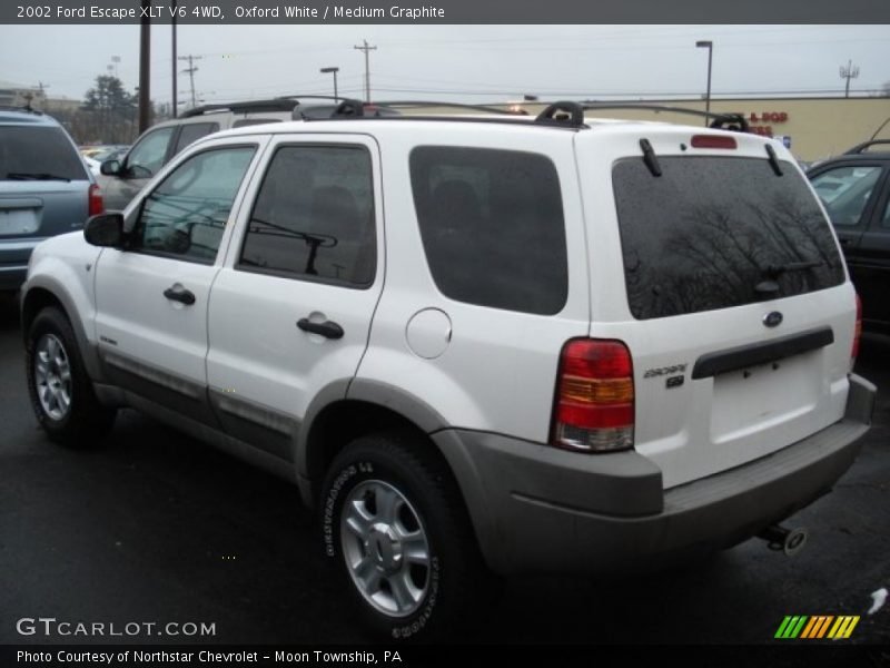 Oxford White / Medium Graphite 2002 Ford Escape XLT V6 4WD