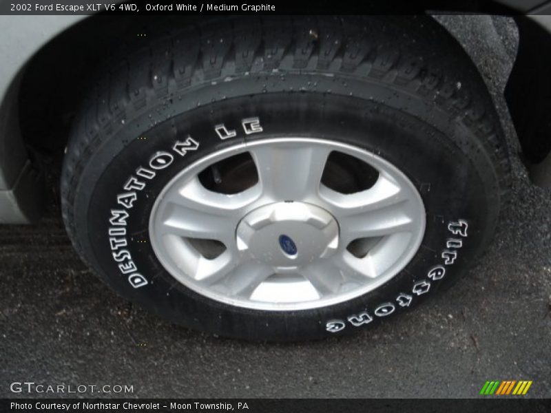 Oxford White / Medium Graphite 2002 Ford Escape XLT V6 4WD