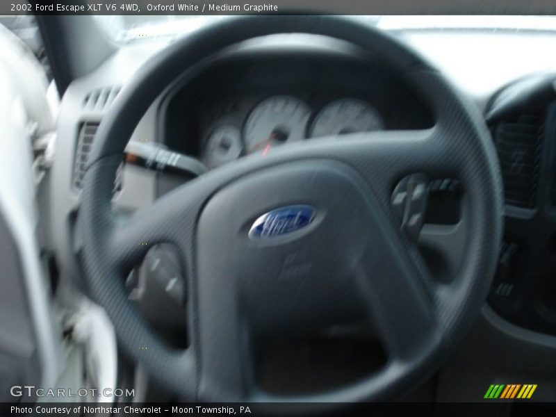 Oxford White / Medium Graphite 2002 Ford Escape XLT V6 4WD