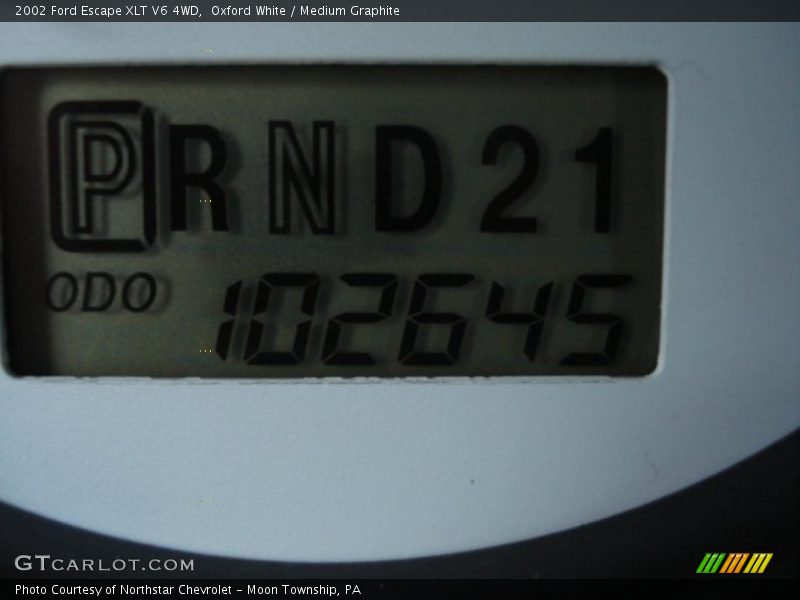 Oxford White / Medium Graphite 2002 Ford Escape XLT V6 4WD