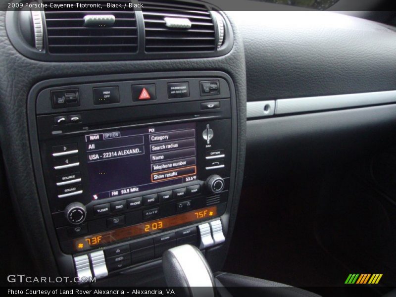 Black / Black 2009 Porsche Cayenne Tiptronic