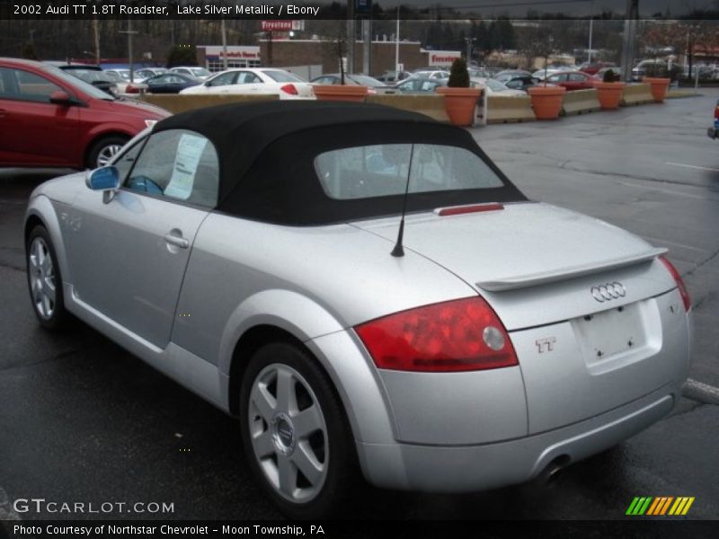 Lake Silver Metallic / Ebony 2002 Audi TT 1.8T Roadster