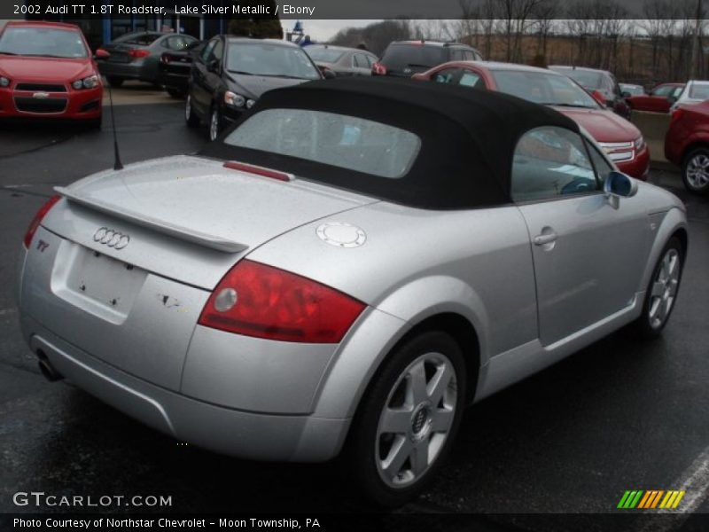 Lake Silver Metallic / Ebony 2002 Audi TT 1.8T Roadster
