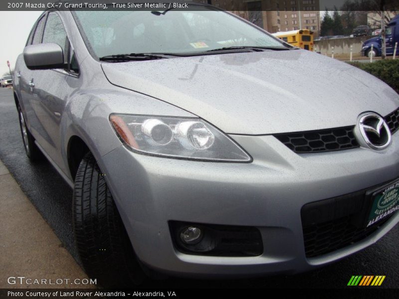 True Silver Metallic / Black 2007 Mazda CX-7 Grand Touring