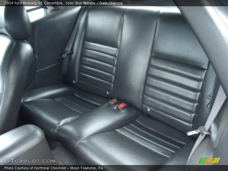Sonic Blue Metallic / Dark Charcoal 2004 Ford Mustang GT Convertible