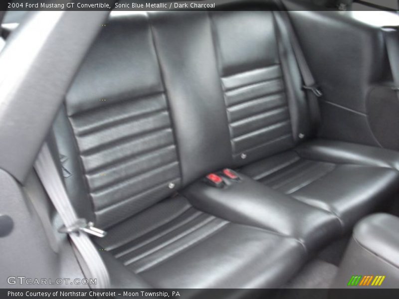 Sonic Blue Metallic / Dark Charcoal 2004 Ford Mustang GT Convertible