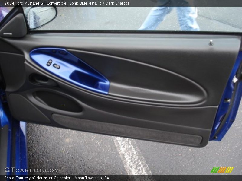 Sonic Blue Metallic / Dark Charcoal 2004 Ford Mustang GT Convertible