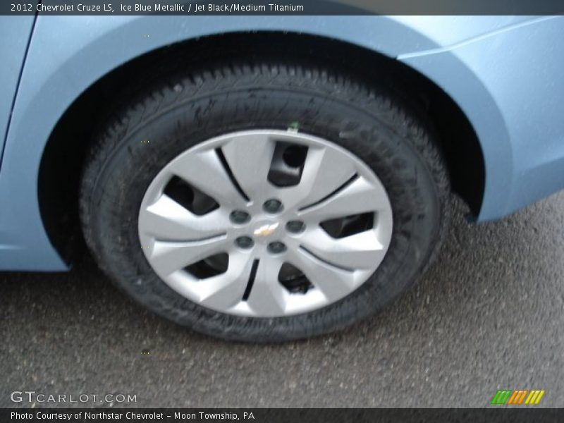 Ice Blue Metallic / Jet Black/Medium Titanium 2012 Chevrolet Cruze LS