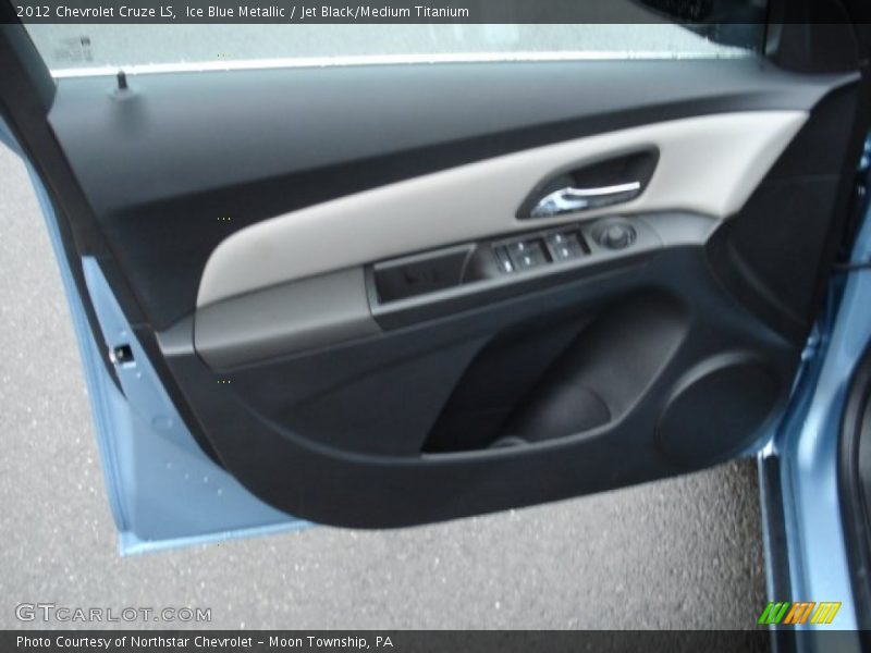 Ice Blue Metallic / Jet Black/Medium Titanium 2012 Chevrolet Cruze LS