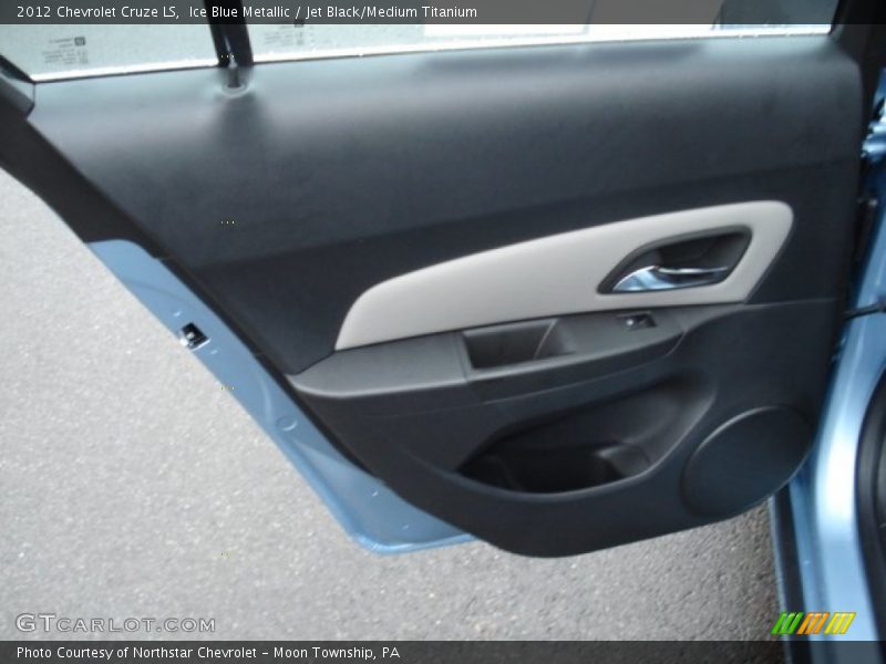Ice Blue Metallic / Jet Black/Medium Titanium 2012 Chevrolet Cruze LS