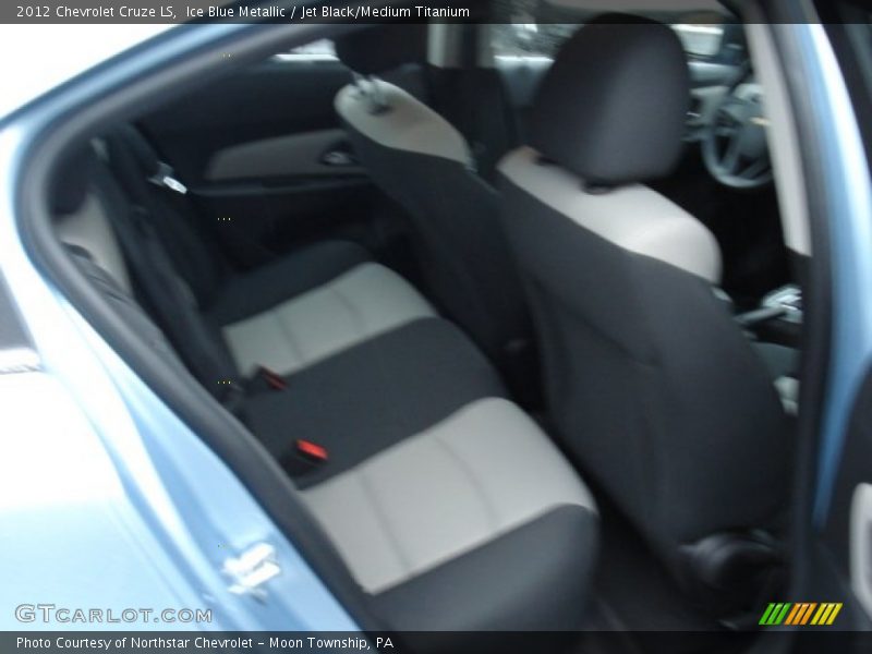 Ice Blue Metallic / Jet Black/Medium Titanium 2012 Chevrolet Cruze LS