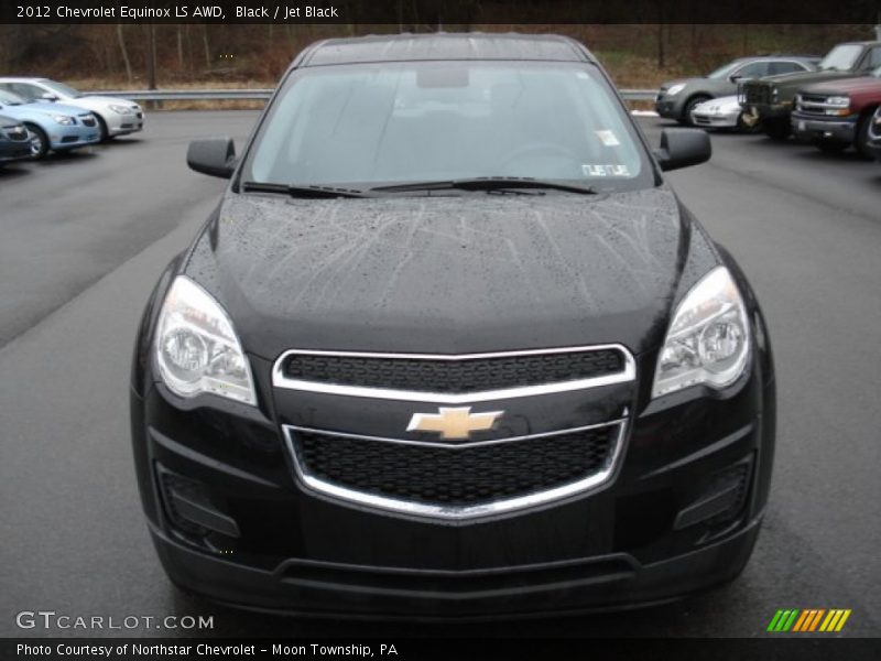 Black / Jet Black 2012 Chevrolet Equinox LS AWD