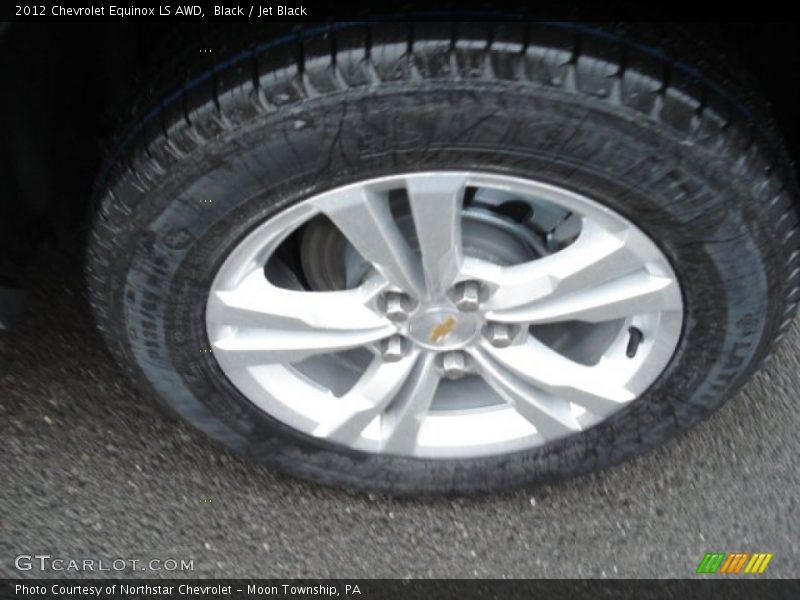 Black / Jet Black 2012 Chevrolet Equinox LS AWD